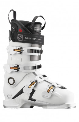 Dámske lyžiarske vyhrievané topánky Salomon S / PRO 90 CHC W Wh / Gold Glow / B